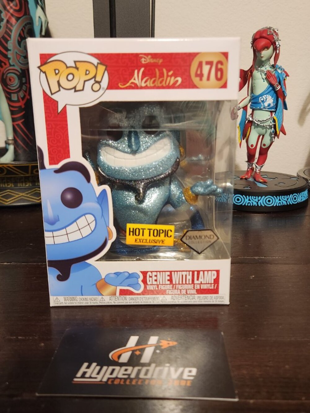 Disney's Aladdin Genie with Lamp Funko Pop! Vinyl Figure #476 Diamond Exclusive